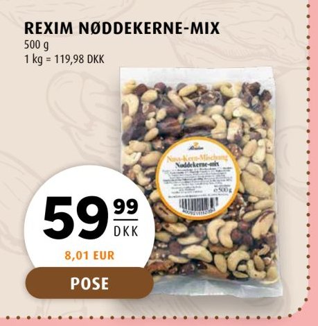 REXIM NØDDEKERNE-MIX – Scandinavian Park