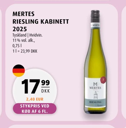 MERTES RIESLING KABINETT 2025 – Scandinavian Park