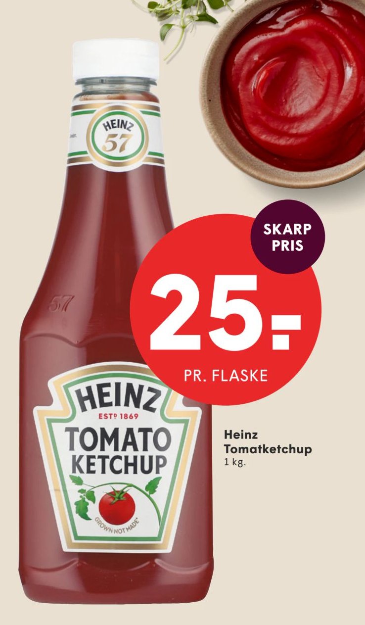 Heinz Tomatketchup 1 kg. – Spar