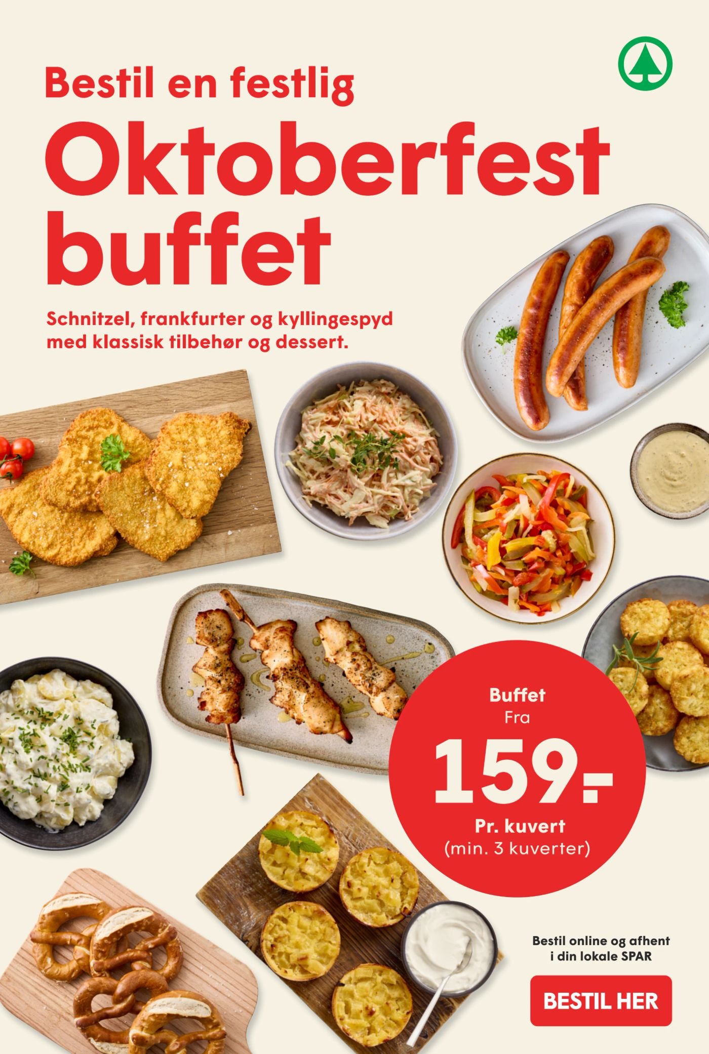 Buffet Fra Pr. kuvert (min. 3 kuverter) – Spar