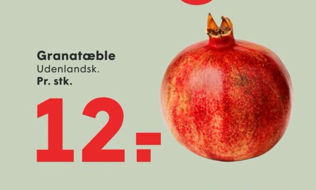 Granatæble Udenlandsk. Pr. stk. – Spar