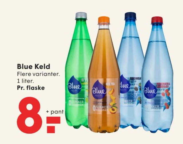 Blue Keld Flere varianter. 1 liter. Pr. flaske – Spar