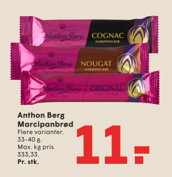 Anthon Berg Marcipanbrød – Spar