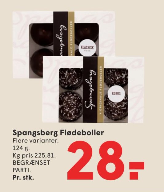 Spangsberg Flødeboller – Spar
