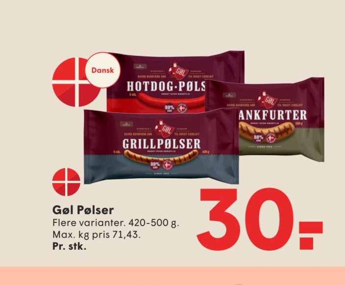 Gøl Pølser – Spar