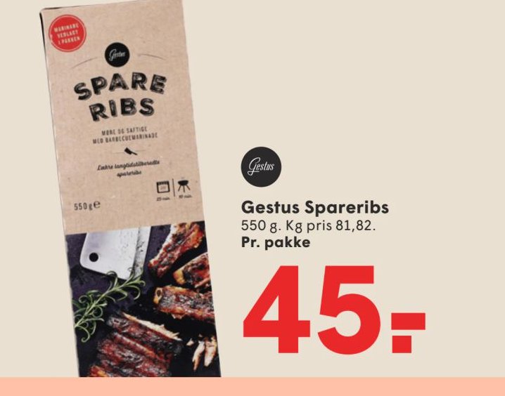 Gestus Spareribs – Spar