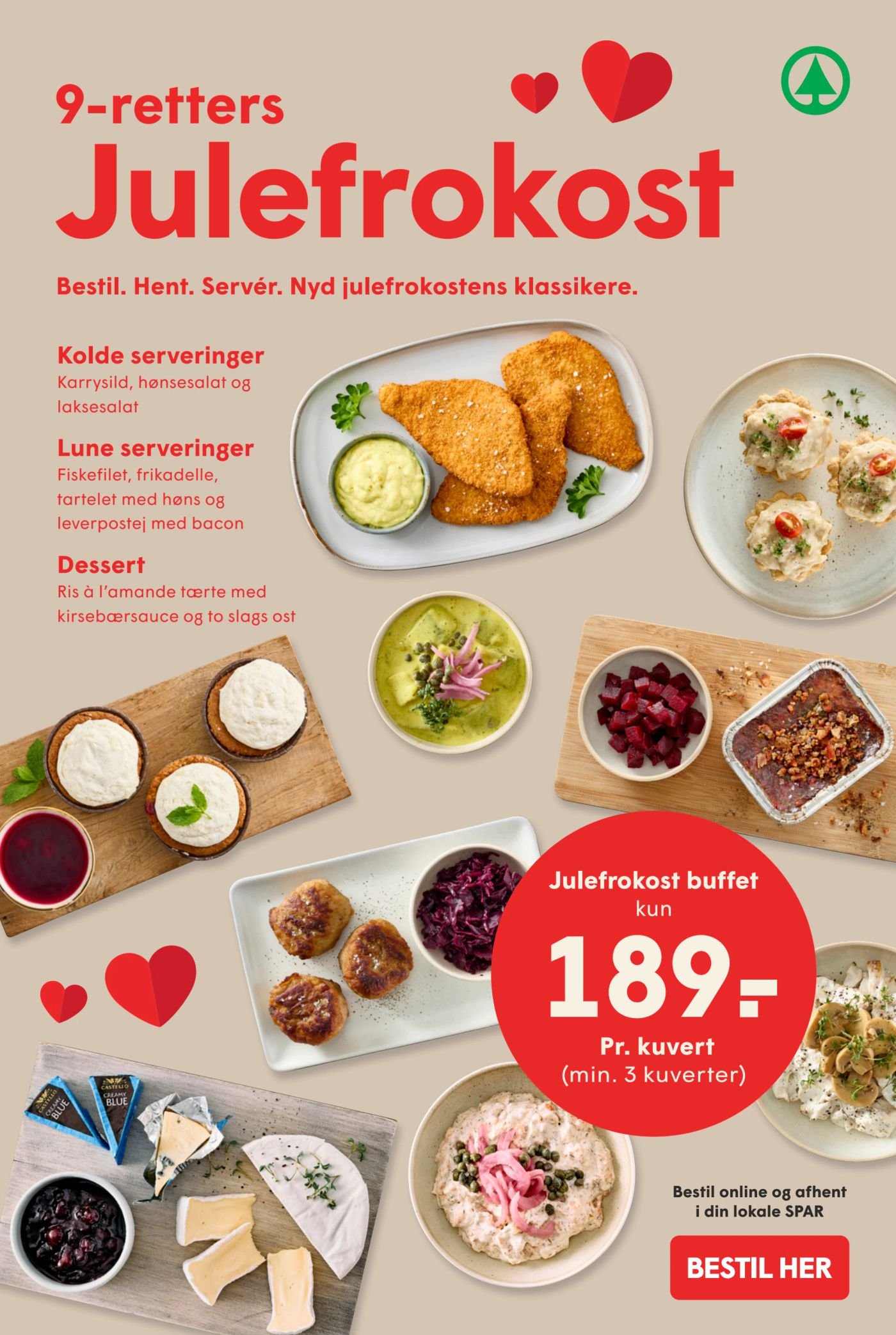 Julefrokost buffet – Spar