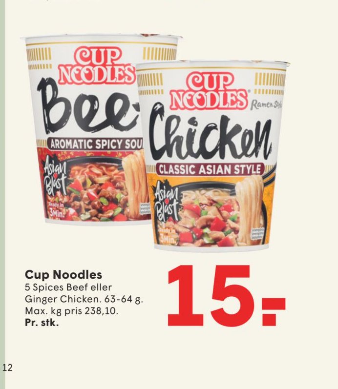 Cup Noodles – Spar