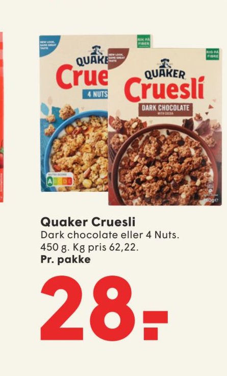 Quaker Cruesli – Spar