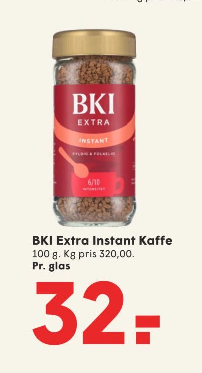 BKI Extra Instant Kaffe – Spar