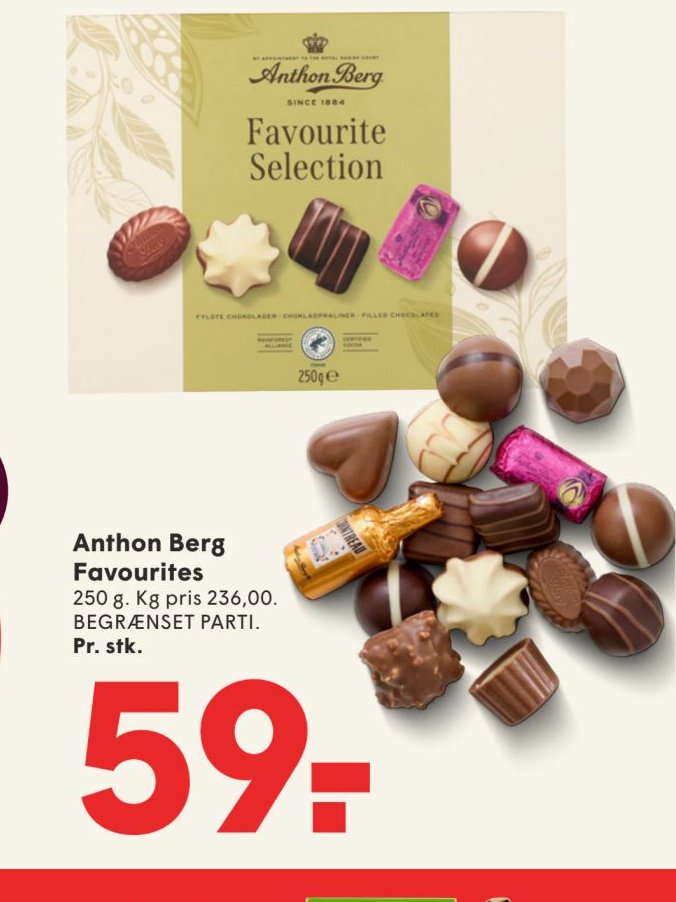 Anthon Berg Favourites – Spar