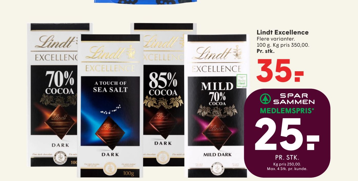 Lindt Excellence – Spar