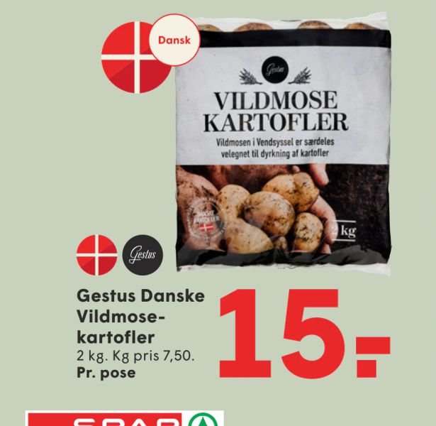 Gestus Danske Vildmosekartofler – Spar