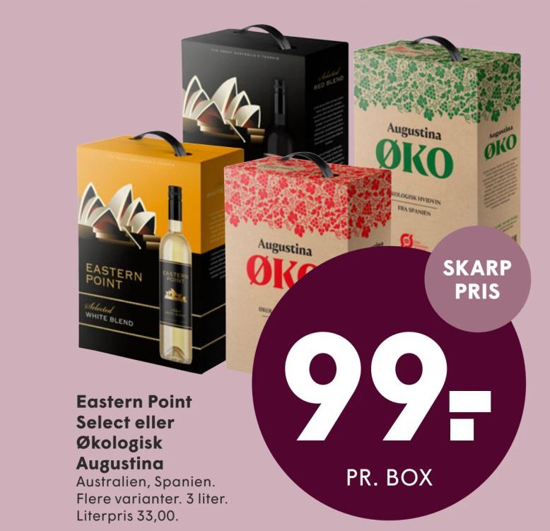 Eastern Point Select eller Økologisk Augustina – Spar