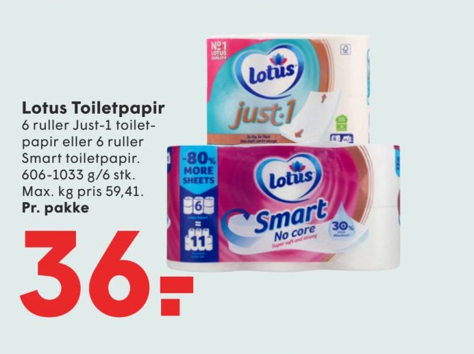Lotus Toiletpapir – Spar