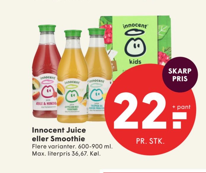 Innocent Juice eller Smoothie – Spar
