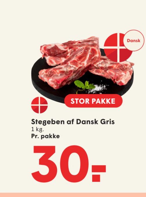 Stegeben af Dansk Gris – Spar