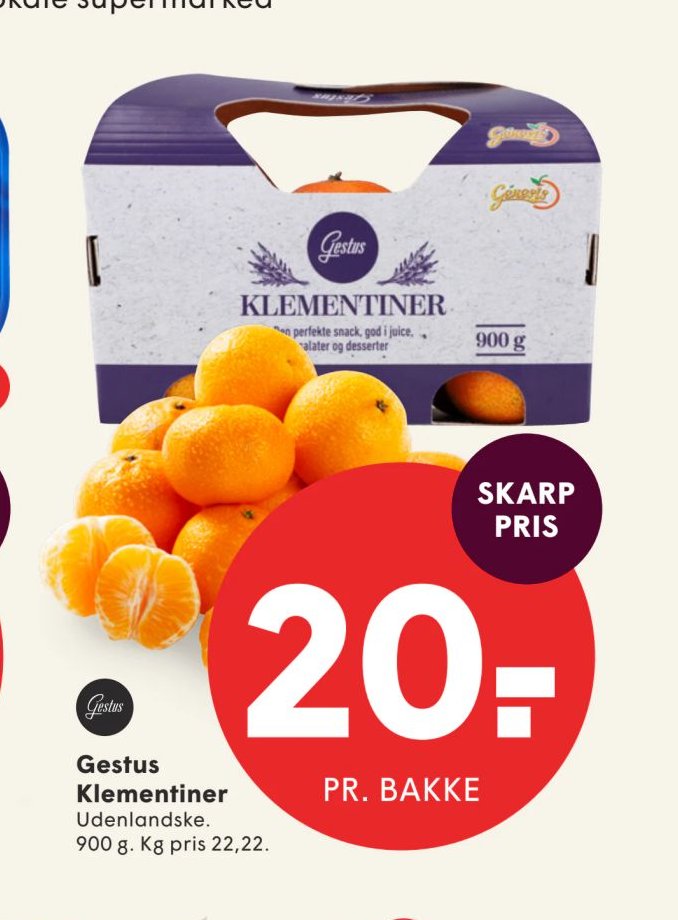 Gestus Klementiner – Spar