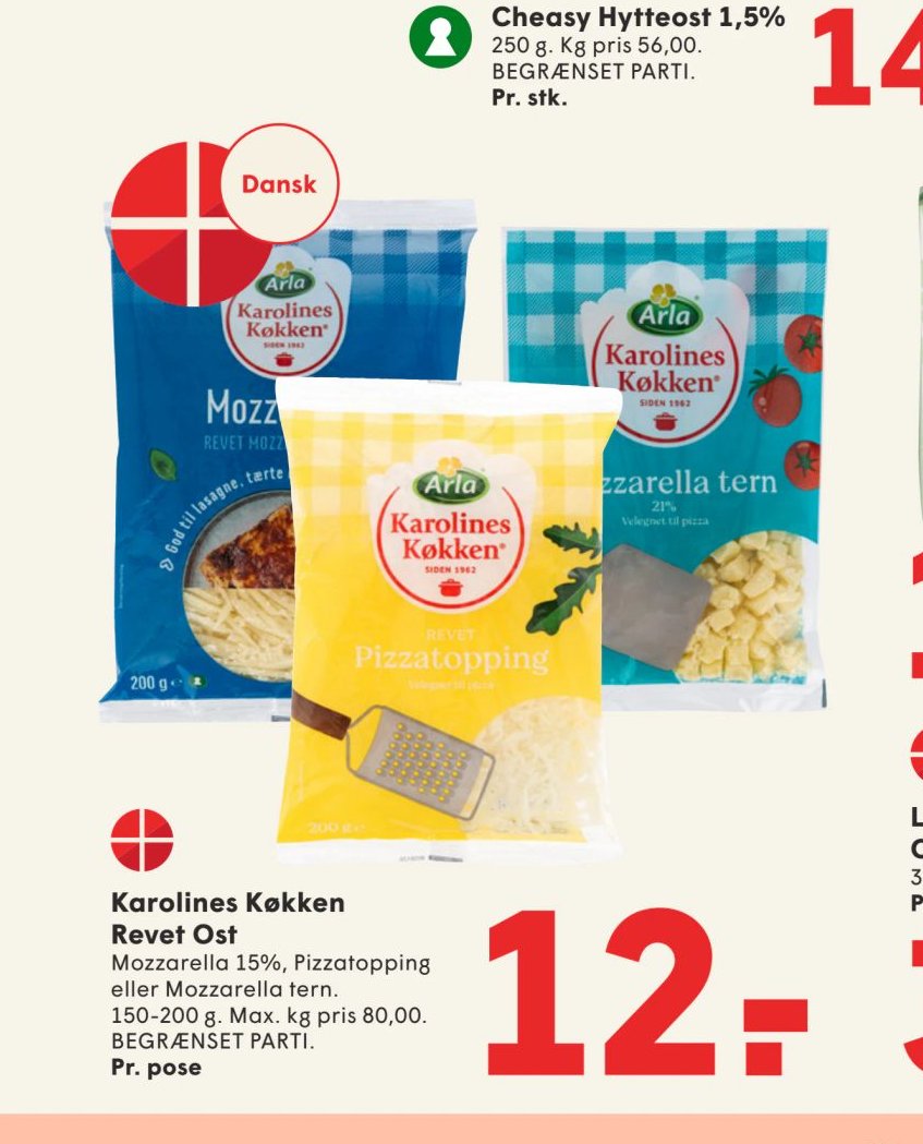 Karolines Køkken Revet Ost – Spar