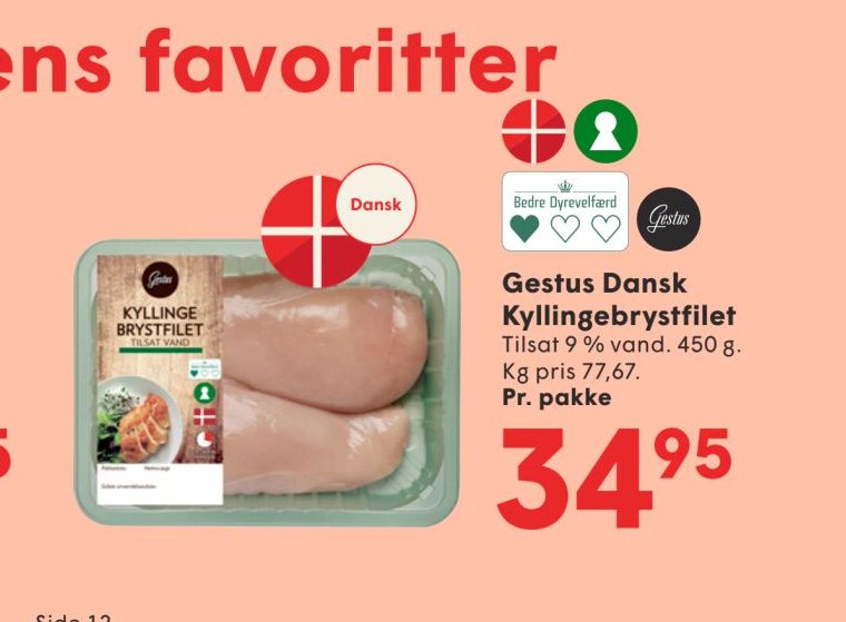 Gestus Dansk Kyllingebrystfilet – Spar