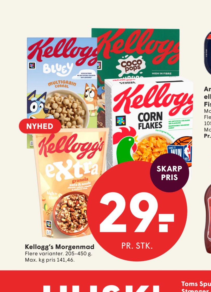 Kellogg’s Morgenmad – Spar
