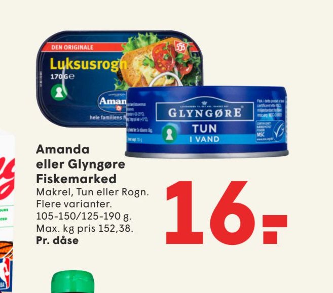 Amanda eller Glyngøre Fiskemarked – Spar