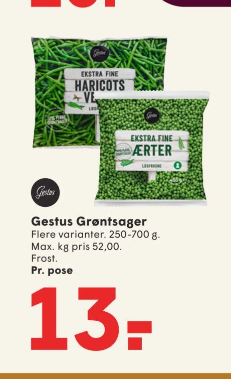 Gestus Grøntsager – Spar