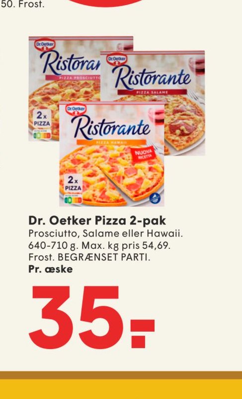 Dr. Oetker Pizza 2-pak – Spar