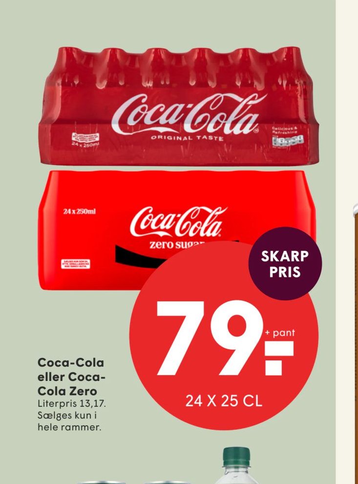 Coca-Cola eller Coca-Cola Zero – Spar