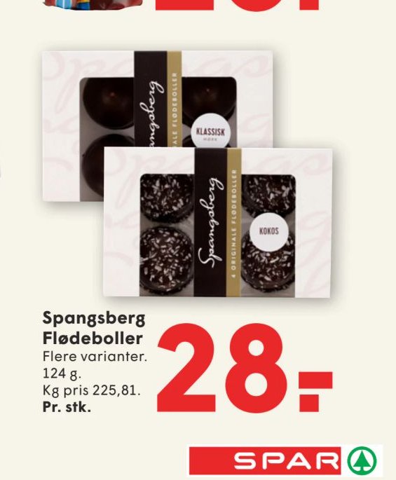 Spangsberg Flødeboller – Spar