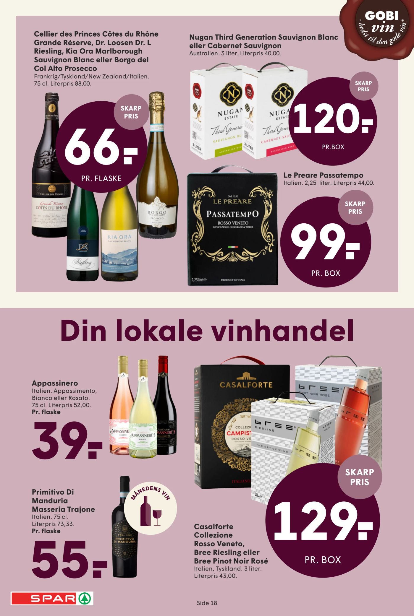 Le Preare Passatempo – Spar
