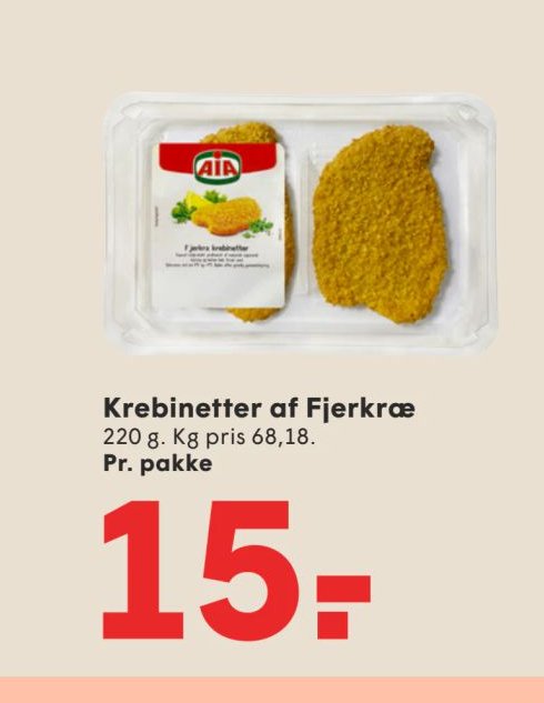 Krebinetter af Fjerkræ – Spar