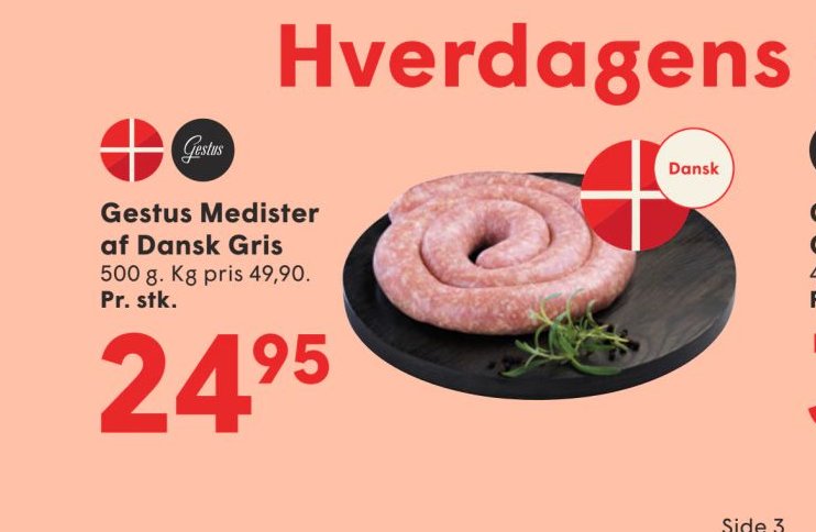 Gestus Medister af Dansk Gris – Spar