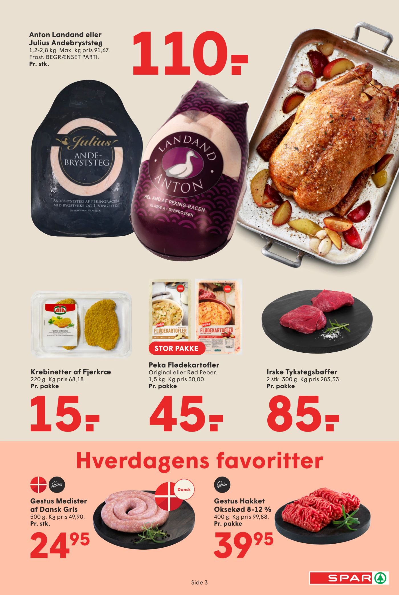 Irske Tykstegsbøffer – Spar