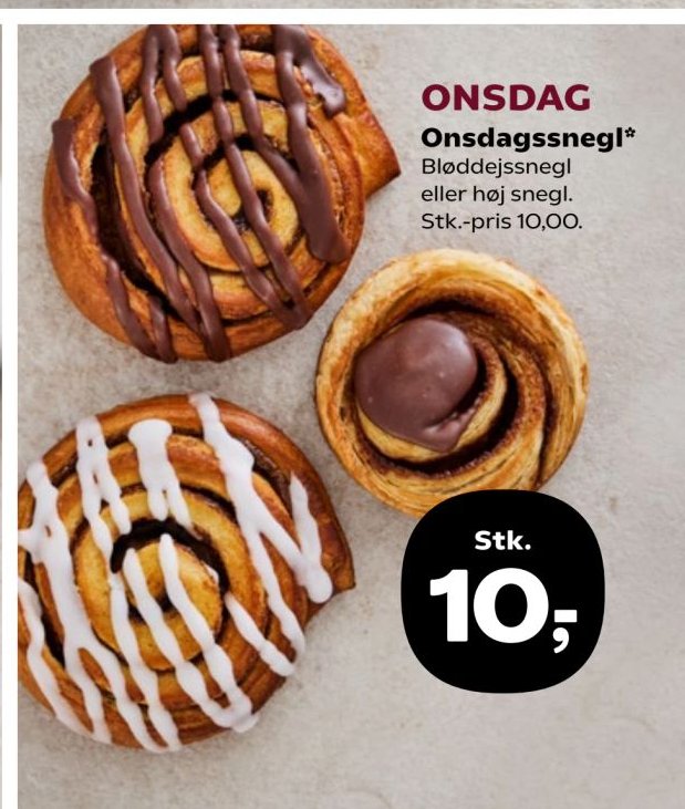 ONSDAG Onsdagsnegl* Bløddejssnegl eller høj snegl – SuperBrugsen