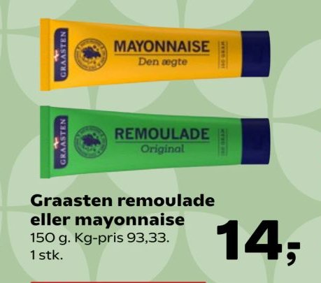 Graasten remoulade eller mayonnaise 150 g – SuperBrugsen