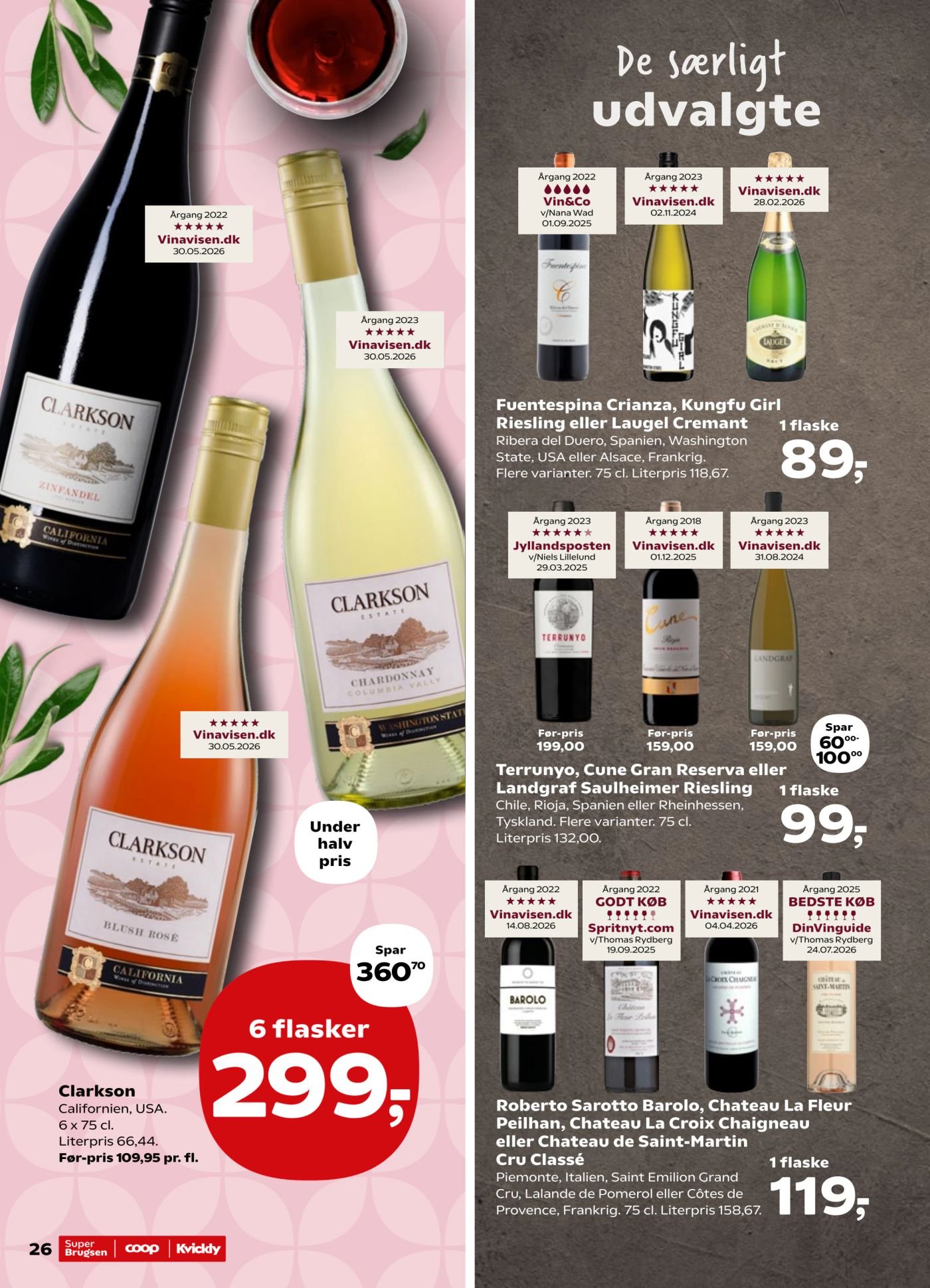 Clarkson Californien, USA. 6 x 75 cl. – SuperBrugsen