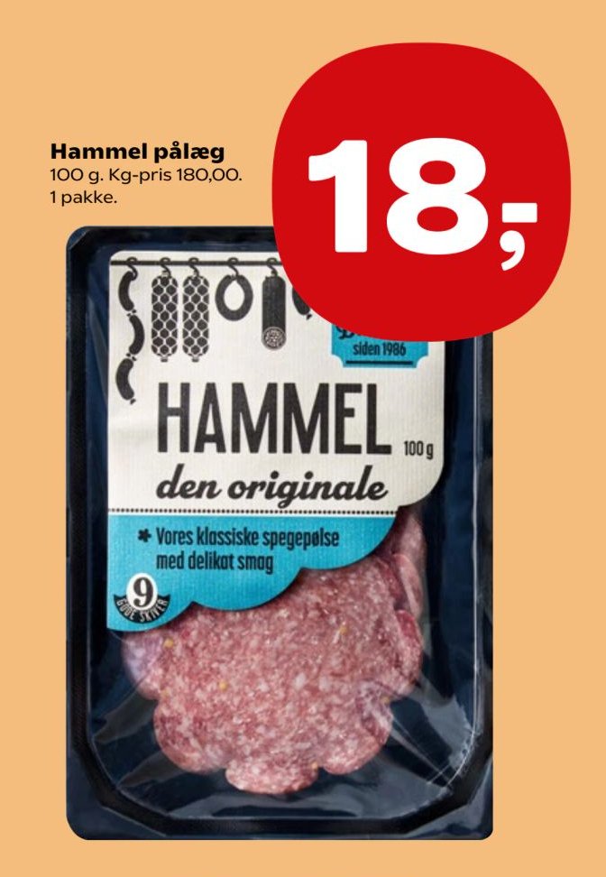 Hammel pålæg 100 g – SuperBrugsen