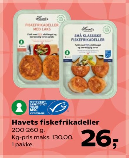 Havets fiskefrikadeller – SuperBrugsen