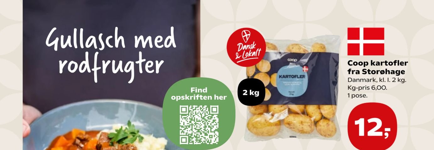 Coop kartofler fra Storøhage – SuperBrugsen