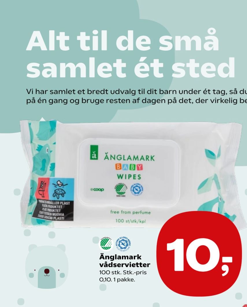 Änglamark vådservietter – SuperBrugsen