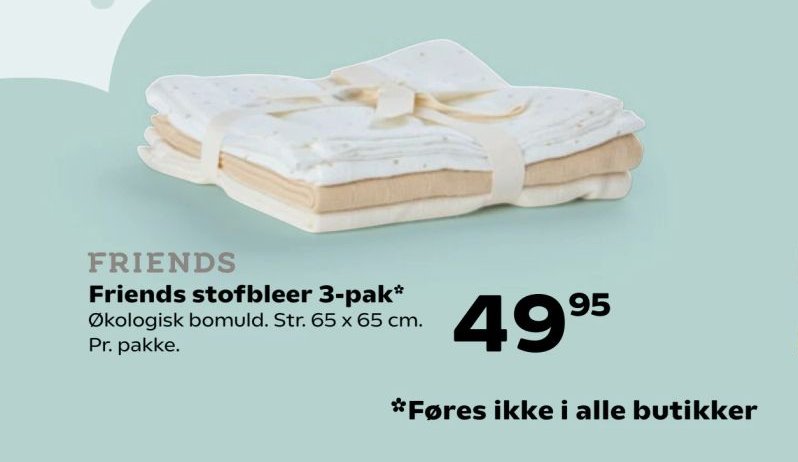 Friends stofbleer 3-pak – SuperBrugsen