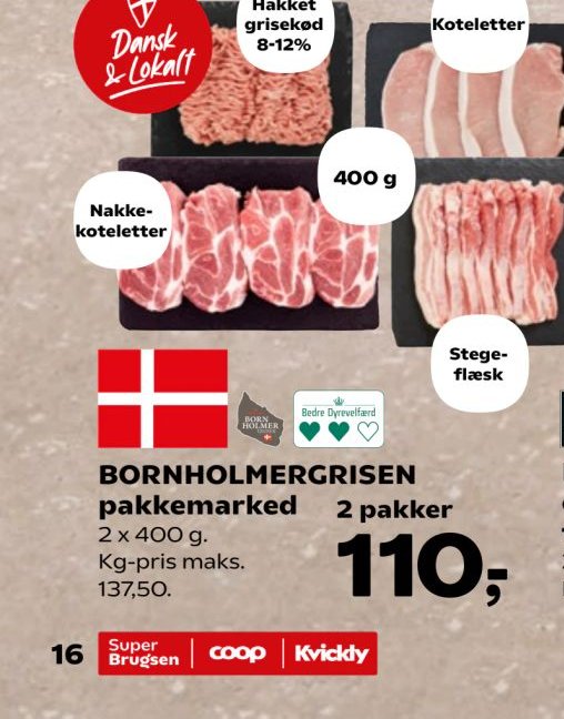 BORNHOLMERGRISEN pakkemarked – SuperBrugsen