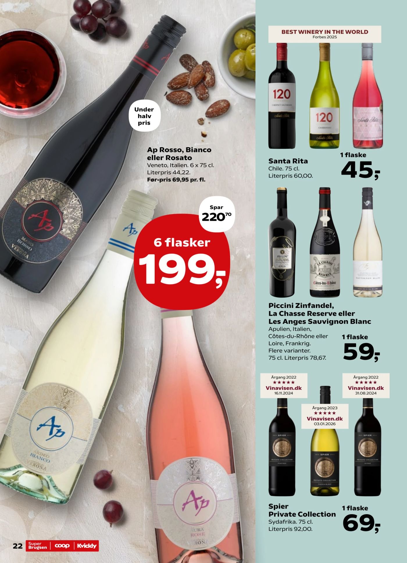 Ap Rosso, Bianco eller Rosato – SuperBrugsen