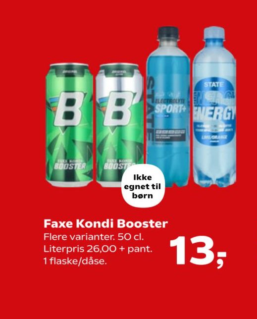 Faxe Kondi Booster – SuperBrugsen
