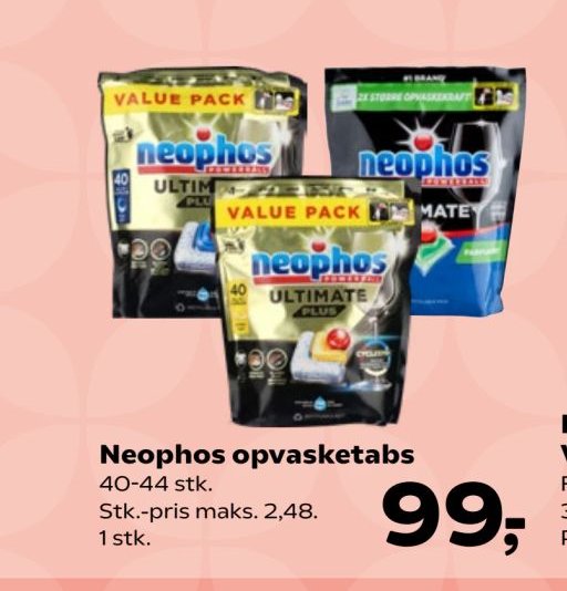 Neophos opvasketabs – SuperBrugsen