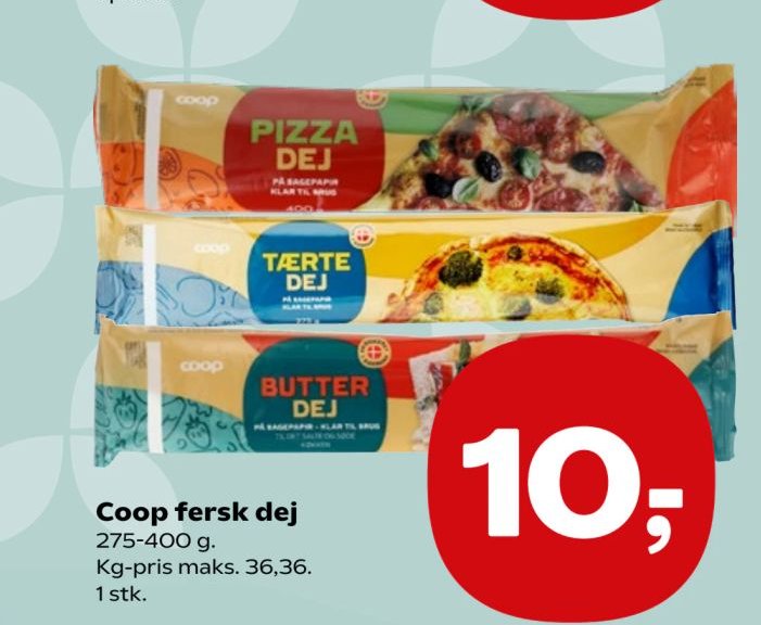Coop fersk dej – SuperBrugsen